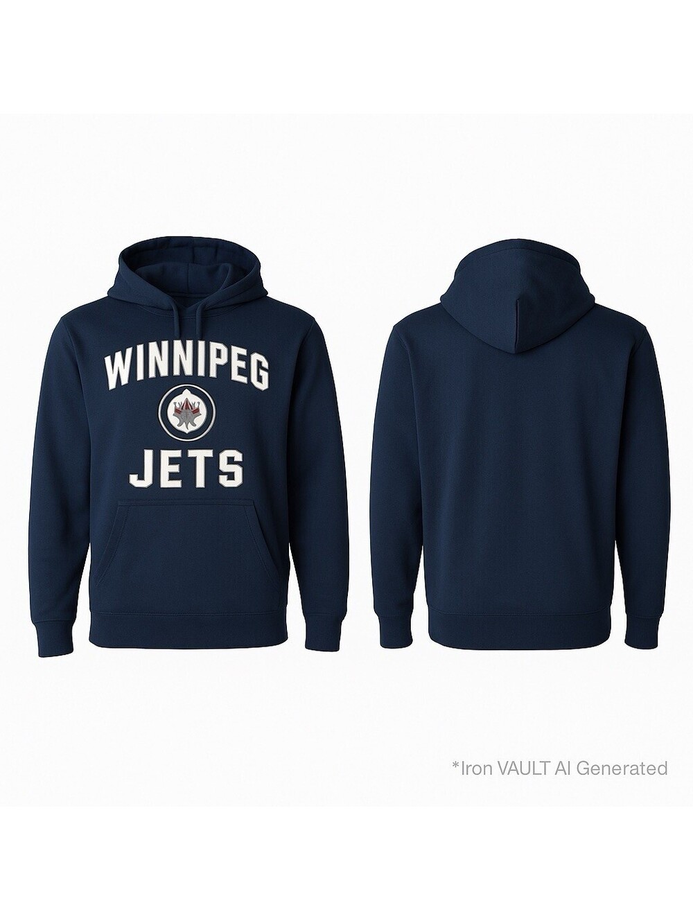 Winnipeg Jets NHL Fanatics Hoodie Size S Navy Blue Official Licensed NHL Gear